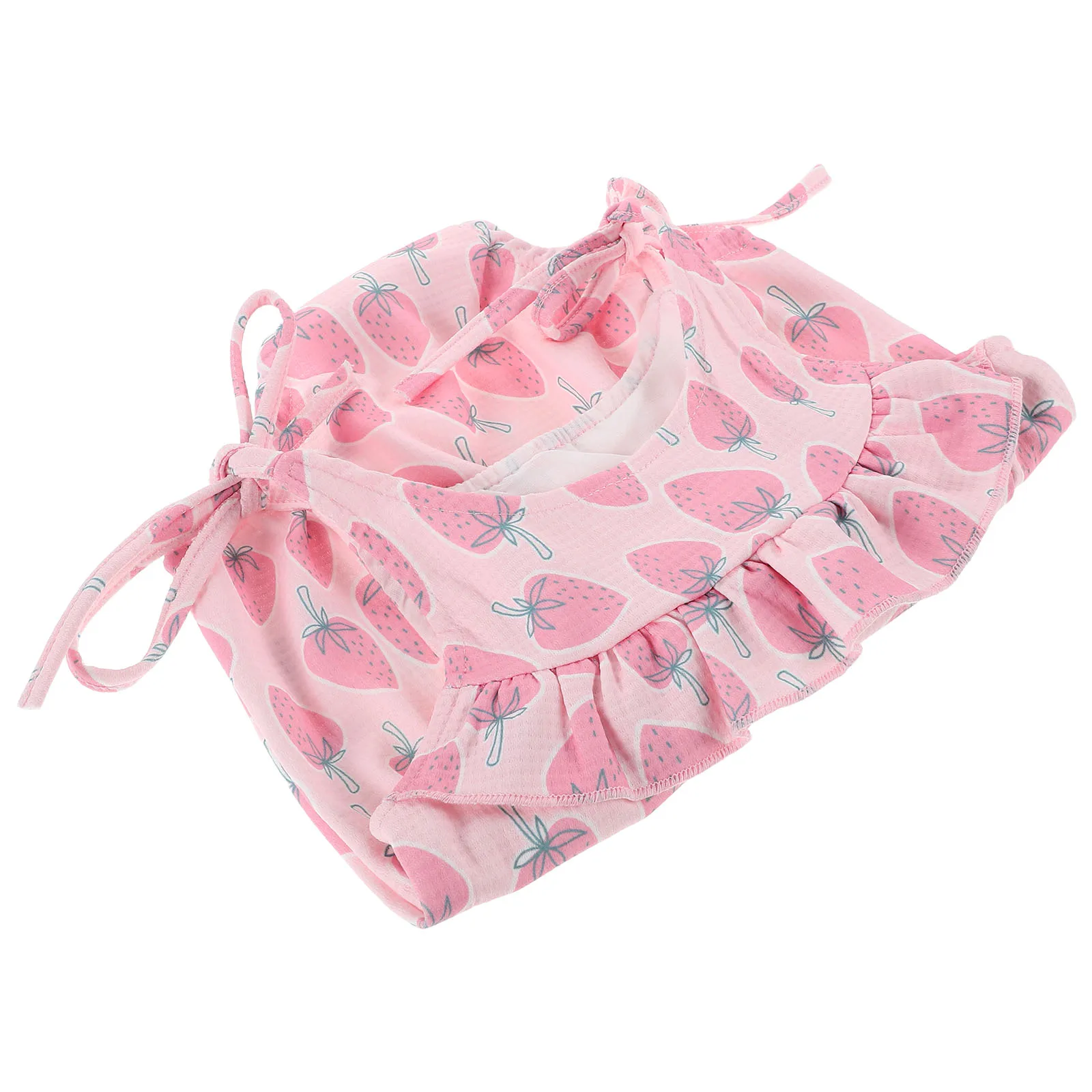 

Strawberry Romper Baby Girl Summer Outfits Sleeveless One Piece Infant Clothes Newborn Toddler Fruit Design Polyester