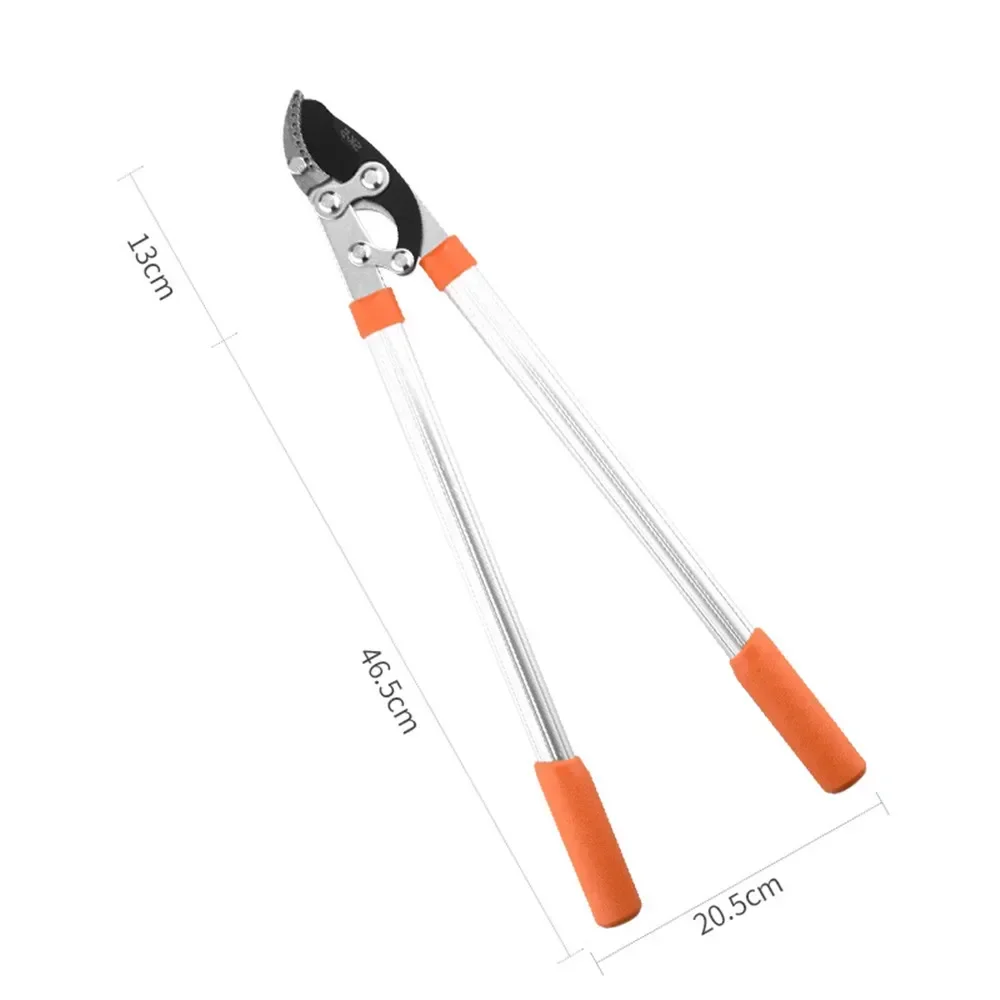 

l Anti-Slip Long Length Scissor Hedge Anvil Shear Grip Garden Plant Pruning Pruning Hand Tool Ratchet Cut Tree Branch Garden To
