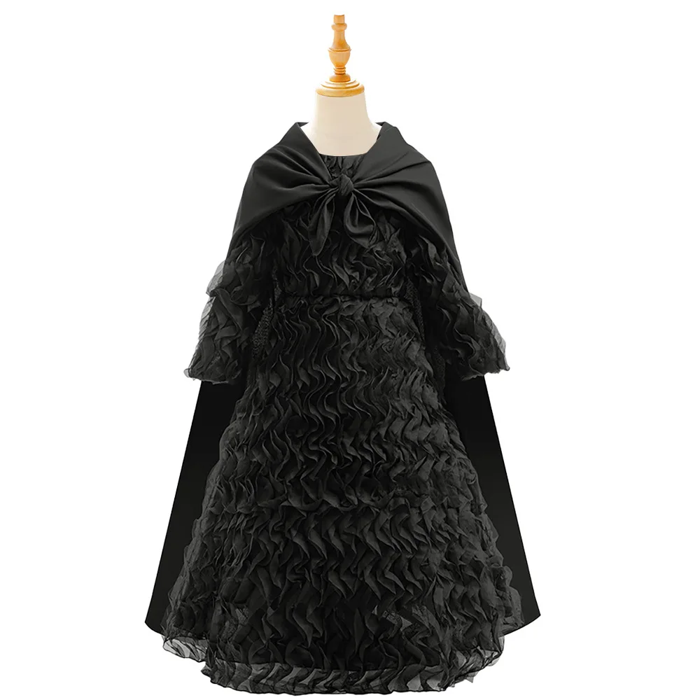 The--Wicked Glinda Elphaba Cosplay Costume Elphaba Black Dress Costume For Girl Party Cosplay Movie Party Witch Clothing ASQ03