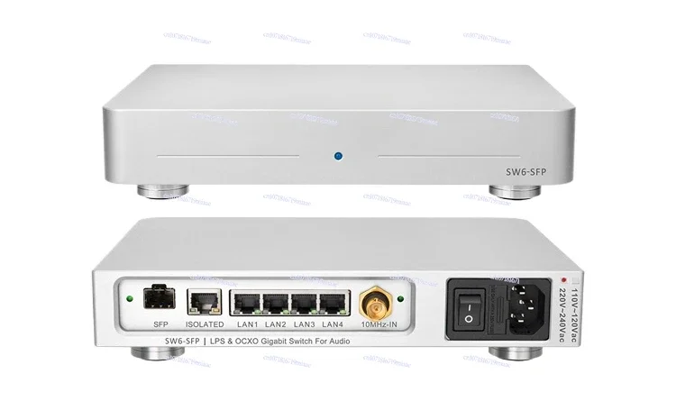 

New SW6-SFP audio HIFI fever switch full linear DC power supply OCXO constant temperature crystal oscillator