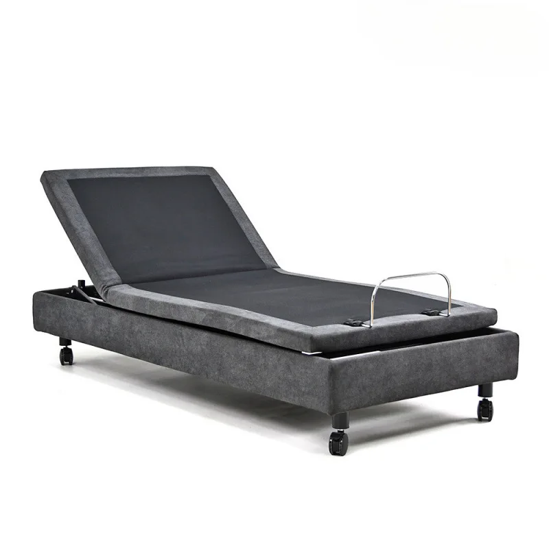 سرير رفع كهربائي ذكي حديث بأربعة محركات للعناية المنزلية الناعمة لكبار السن مع تصميم معدني لمنازل التمريض والفنادق #3