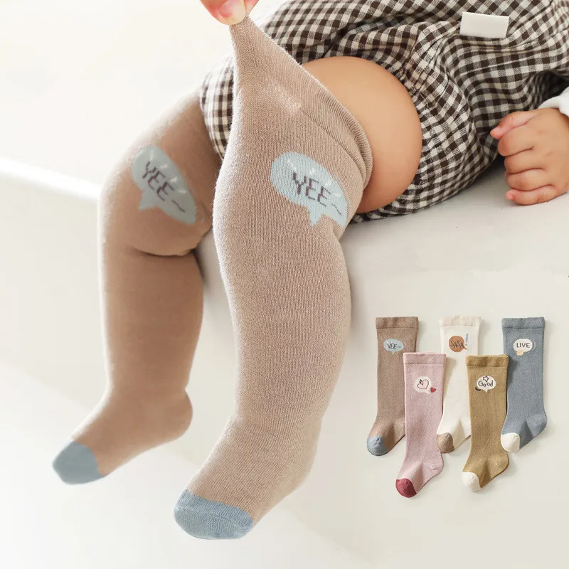 22 Autumn New Baby Stockings Korean Cartoon Baby Socks Male and Female Class A Newborn Socks