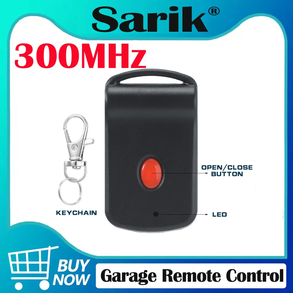

Garage Door Remote Garage Transmitter for Multi Code 3060 300MHz Compatible with 300MHz Gate Opener Systems