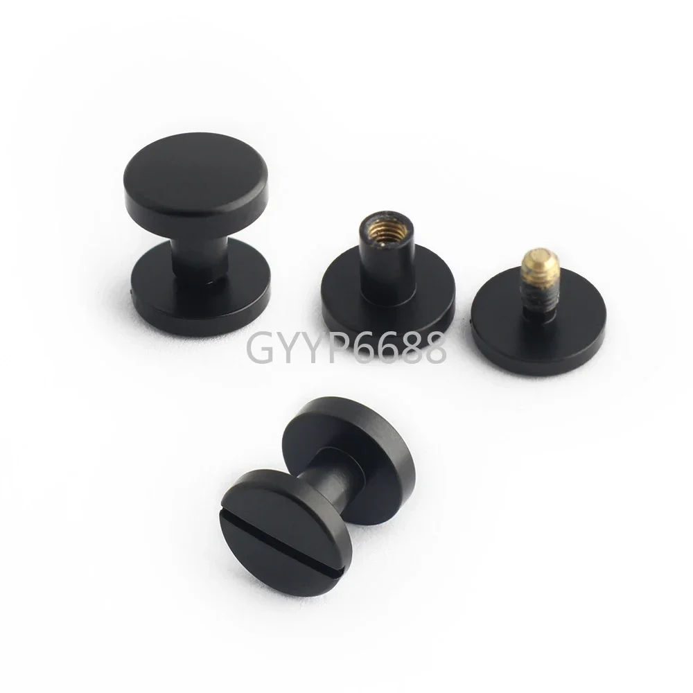 10/50/100PCS 6-15mm Copper Binding Chicago Nail Stud Flat Head Rivet Buckles For Bag Clothes Decorative DIY Leather Accessories