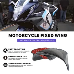 For SUZUKI GSX-R1300 GSXR1300R GSXR1300S 2021-2025 Motorcycle Front Side Fixed Wing Aerodynamics Carbon Fiber Accessories
