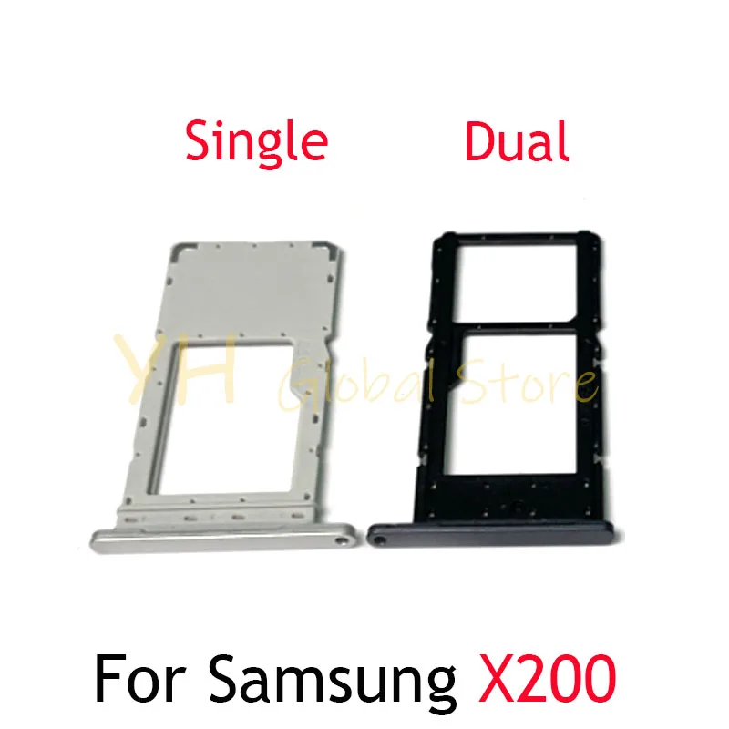 For Samsung Galaxy Tab A8 10.5 2021 SM-X200 SM-X205 Sim Card Board Micro SD Card Reader Adapters Repair Parts