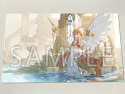 YuGiOh Minerva, The Athenian Lightsworn TCG Playmat CCG Mat Board Game Pad Trading Card Game Mat Rubber Mouse Pad & Bag 60x35cm