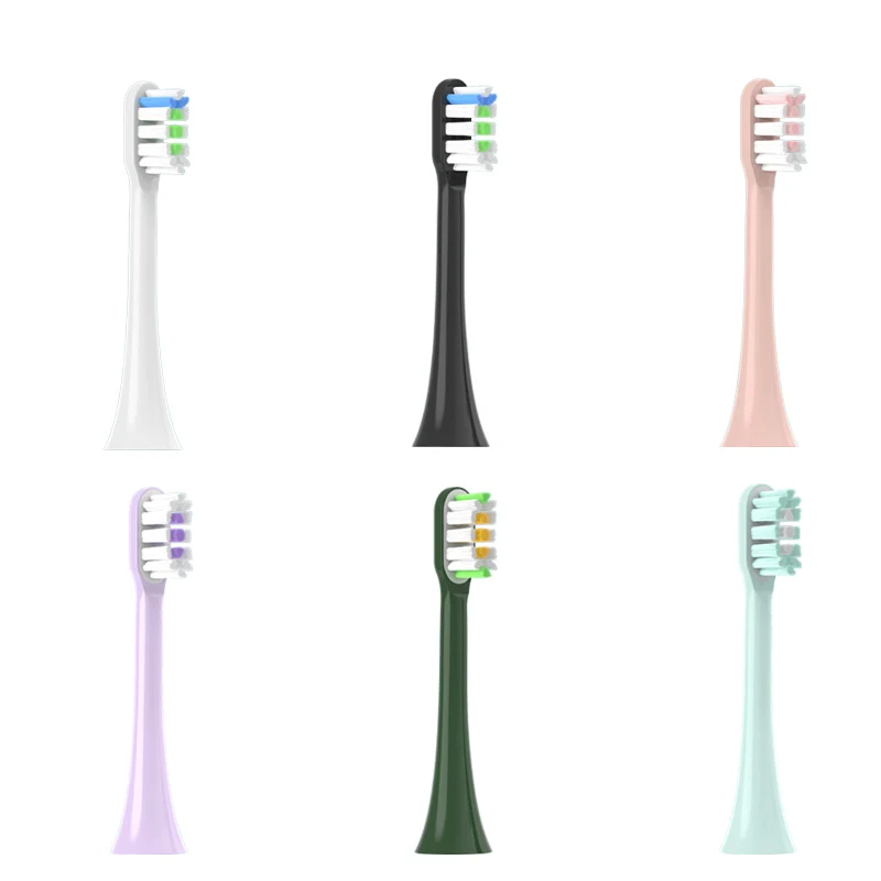 6/8pcs for SOOCAS X3/X3U/X5 Replacement Toothbrush Heads Clean Tooth Brush Heads Sonic Electric Toothbrush Soft Bristle Nozzles