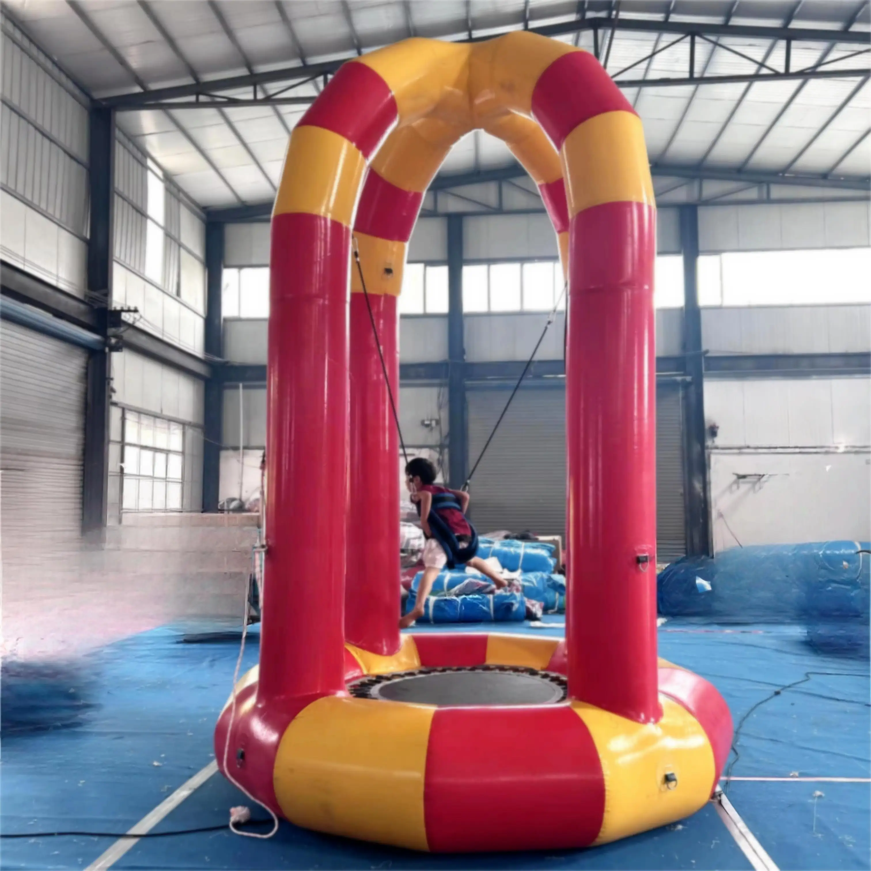 Inflatable Interactive Game Inflatable Sport Game  Airtight  Bungee Trampoline For Kids