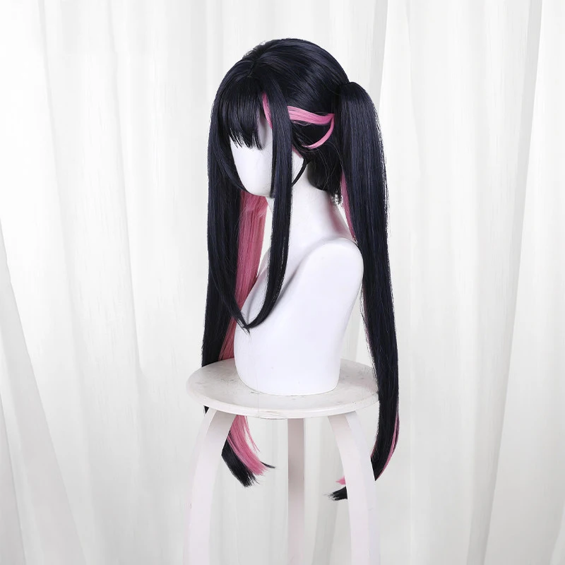 Princess Kaguya Tsukuyomi Noi Komazawa Cosplay Wig Horns Ears and Tail Anime Twintails Synthetic Wig For Women Halloween Party view 3