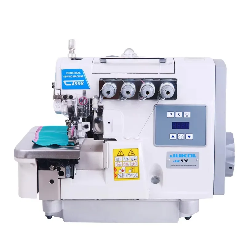 Ultra-High Speed Single Overlock Sewing Machine Three-Thread Four-Thread Five-Thread For Thin Thick New Condition Metal Motor