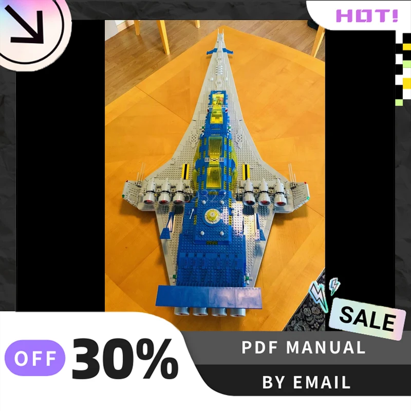 [4109PCS] Customized MOC Exploration Space Shuttle Creative Building Blocks Set STEM Toys Construction Model Kit Birthday Gifts