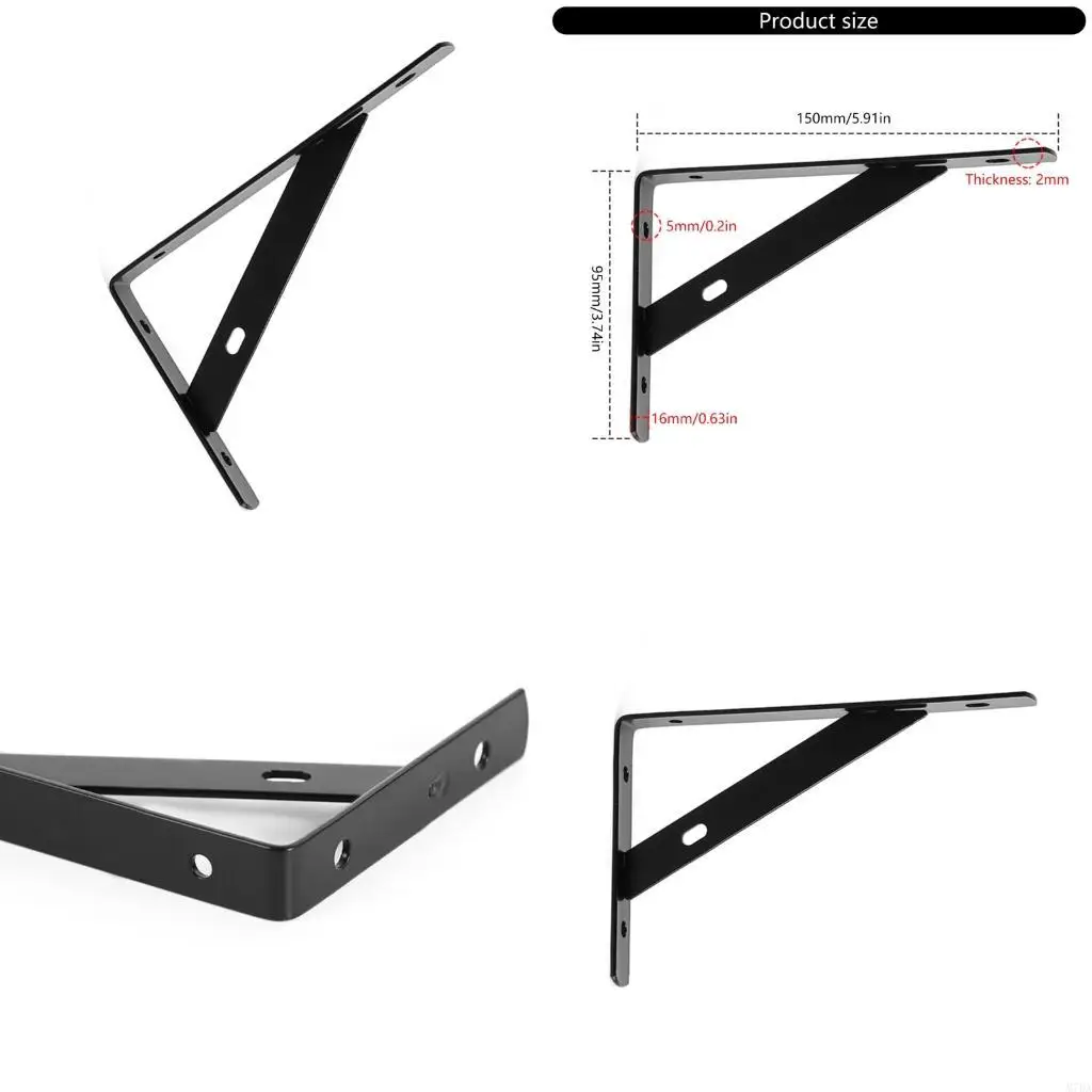 홈 오피스 조직을위한 M7DA 우주 절약 벽 선반 안정적인 강철 괄호