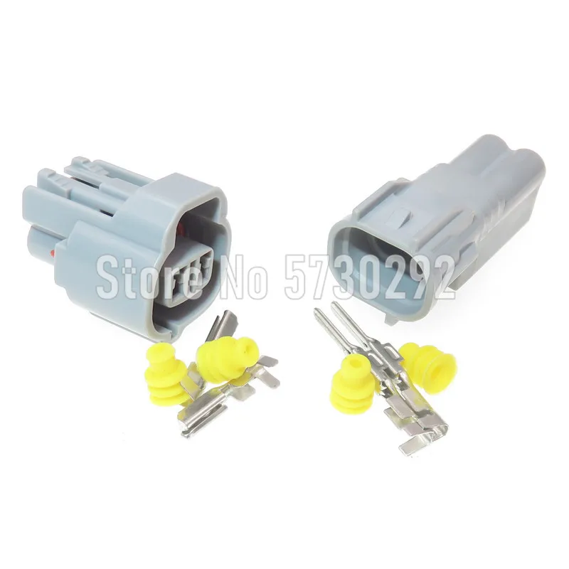 2P Auto Fuel Injector Electric Connector Car Waterproof Plug Automobile Modification Socket Part 6189-0031