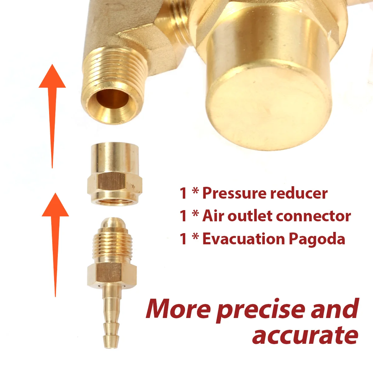 Nowy 0-4000 PSI HTP Argon CO2 Mig Tig Przepływomierz 10-60CFH Regulowany regulator argonu Przepływomierz miedziany do regulatorów gazu