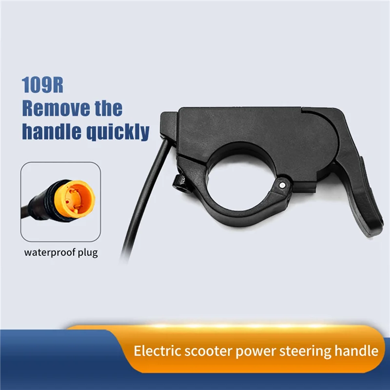 

2X Ebike Throttle Quick Disassembly Thumb Throttle Left/Right 109R Hand Finger Throttles For 12V-72V Electric Bicycle B-AT20