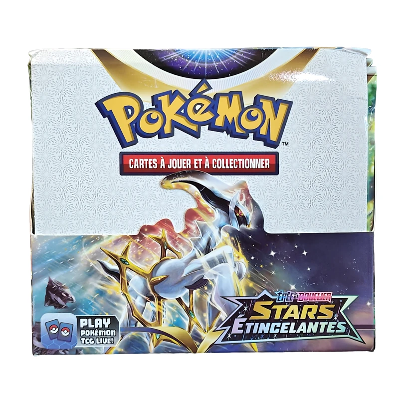 Französische Version Pokemon Booster Box TCG Trading Card Game Spielzeug Schwert und Schild Brillante Sterne