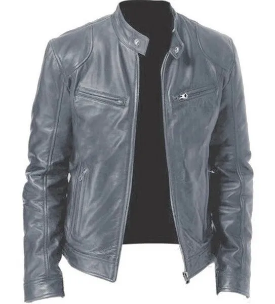 Thumbnail 4 - #66 Trending Mens Leather Coats Right Now