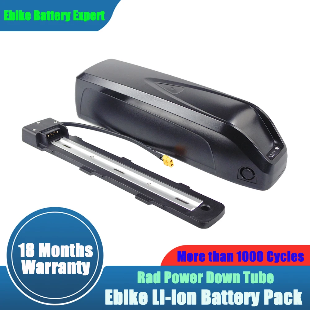 

Electric Cargo Utility Bike Lithium Battery 48V 52V 14Ah for 750W RadRunner RadWagon Rad Power Bike City 4 Plus Mountain Ebike