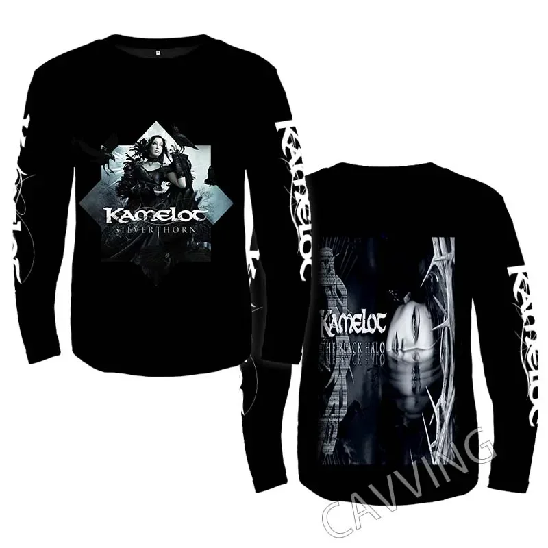 

New Fashion Printed Kamelot Band Rock Crewneck Sweatshirt Gothic Top Harajuku Cotton Unisex Clothing Men Clothing AU3