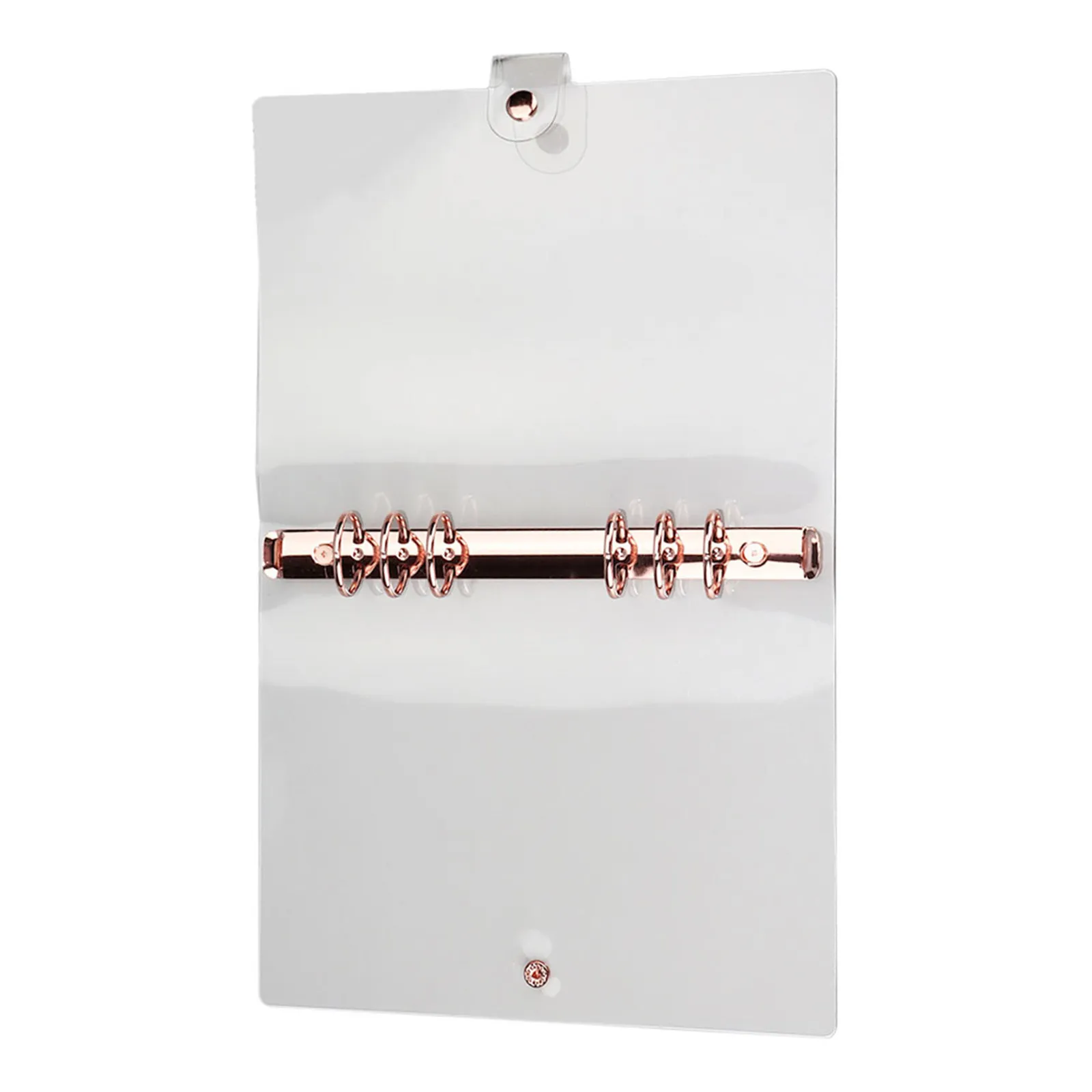 Long-Lasting High-Grade PVC Transparent Cover for A5 Loose-Leaf Handbook Notebook Protective Shell Lightweight