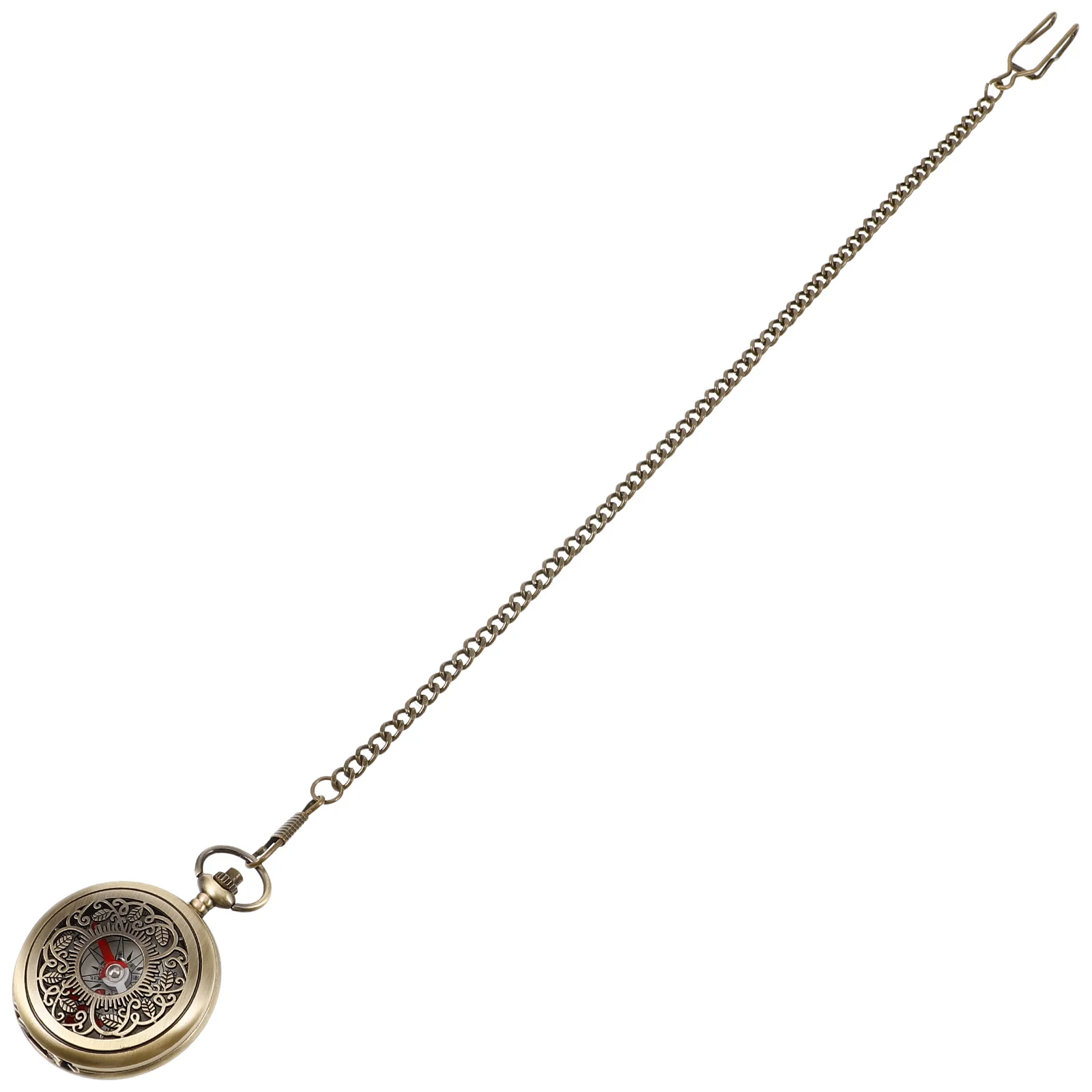 

Brass Pocket Watch Style Compass Vintage Metal Multifunctional Hiking Gear Precise Navigation Elegant Outdoor Tool