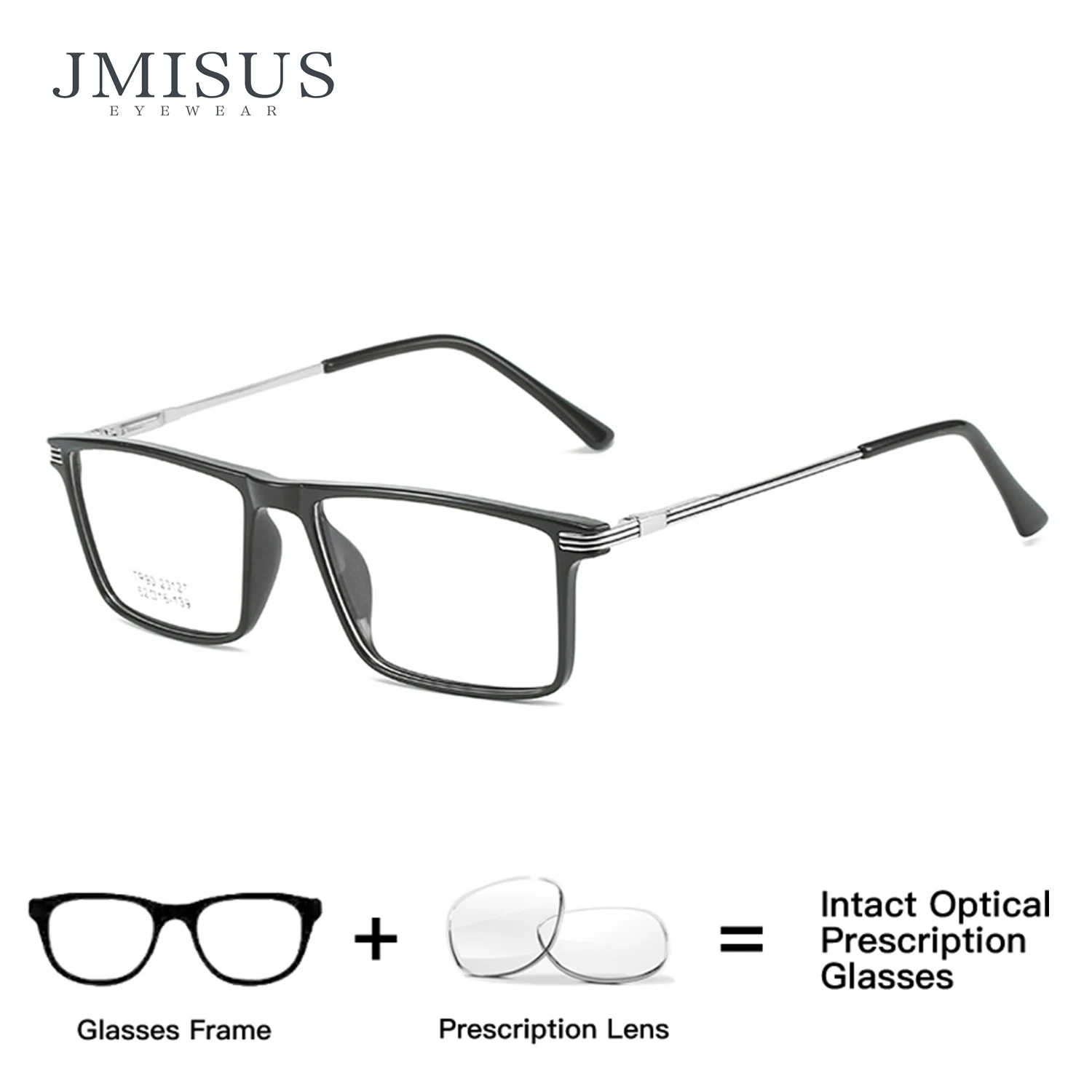 

﻿JMISUS 2025 New Arrivals Rectangle Custom Prescription Glasses Men Progressive Eyewear Fashion Square Optical Eyeglasses Male