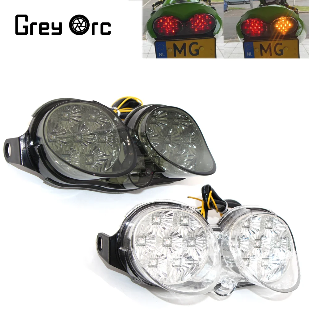 

Rear Tail Light Integrated LED Turn Signals Taillight For Yamaha YZF R6 YZF-R6 2001 2002