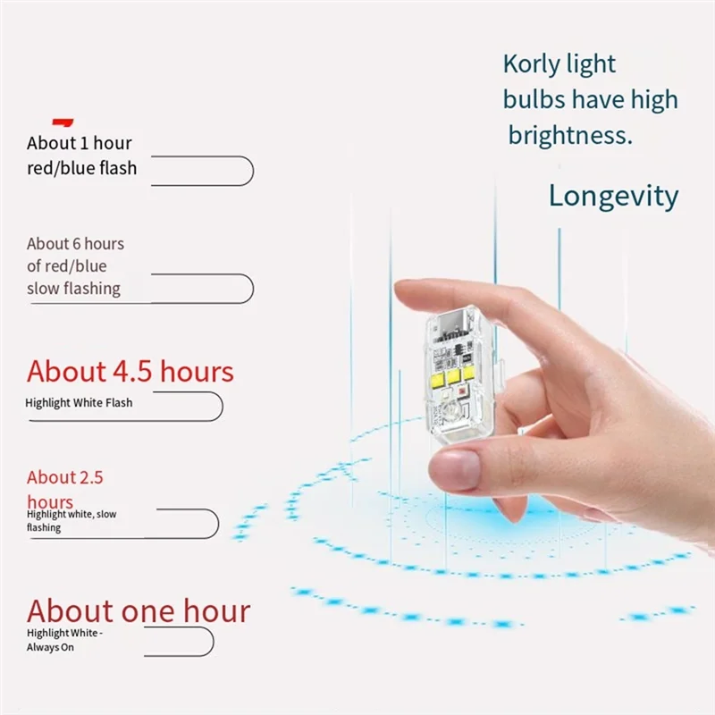 Luz de globo ABGI-R53B para anticolisión de 3 colores para luz trasera de cabeza para drones