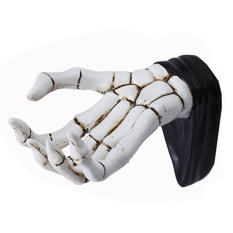 Sturdy Resin Skeleton Hand Jewelry Stand Multifunctional Wall Hook Portable for Keys and Accessories Organization Dropshipping