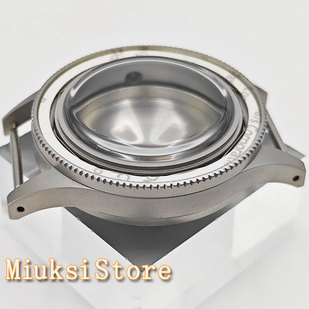 NH35 Watch Case 40mm domed glass Watch Case luminous bezel 100m water resistance Case fit NH34 NH35 NH36 movement