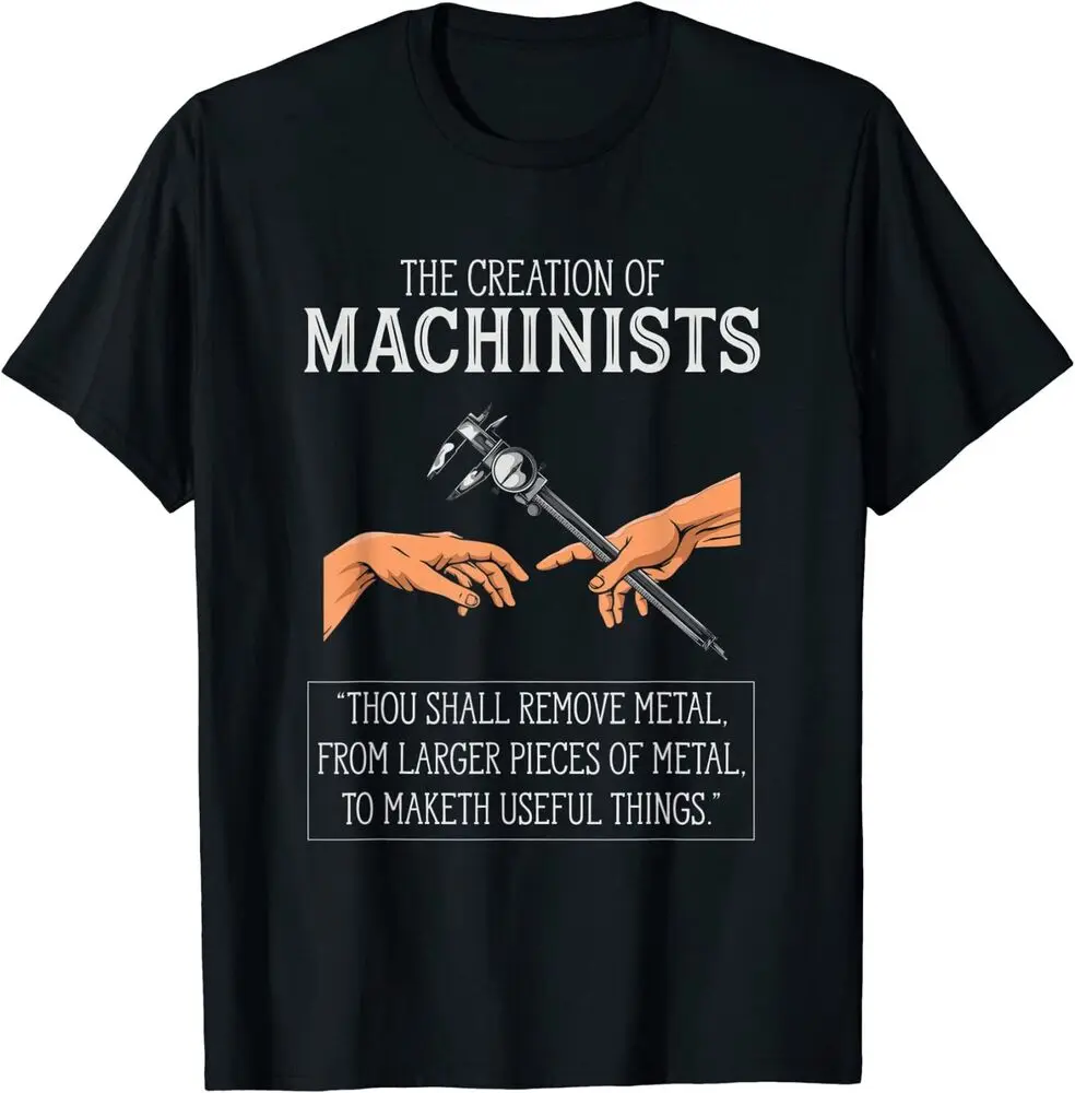 Creation Of Machinists CNC Machinist T-Shirt For Men Clothing Women Short Sleeve Tees Vintage High Quality 100%Cotton