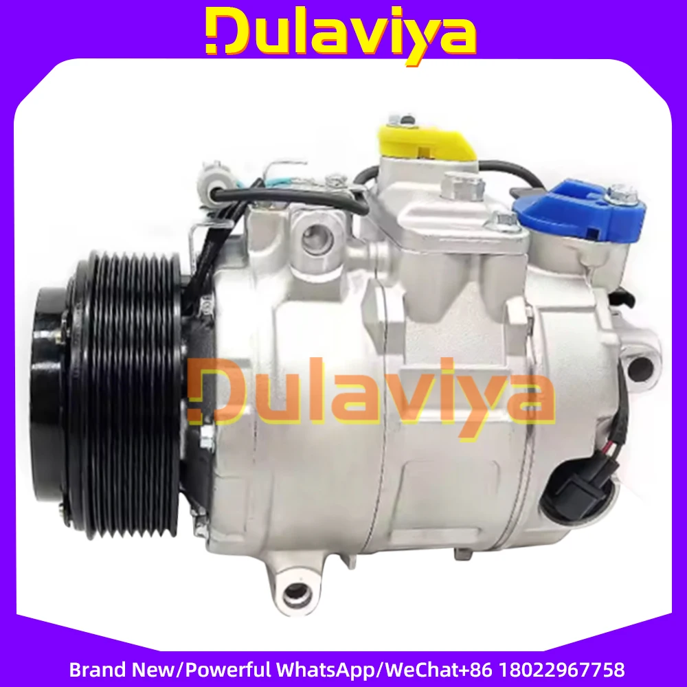 AC Compressor 7SBU17C For BMW F20 F30 F32 F07 F10 F06 F01 6 Cylinder Petrol 64529154070 64529217868 64529399060 8PK