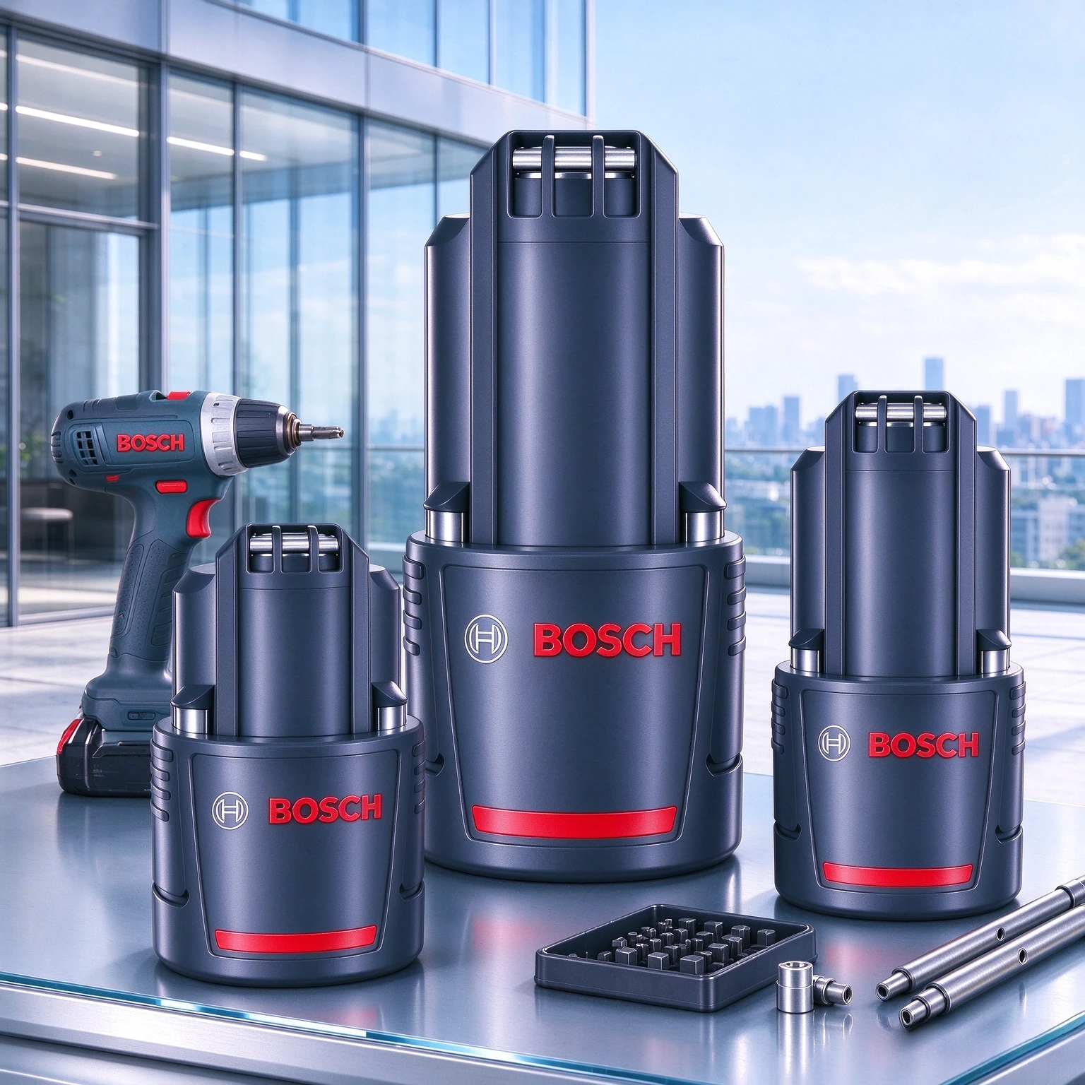 Bosch 12V 3.0Ah Replacement Battery, Compatible with GDR12V-15, Stable Power, Quick Charge for Cordless Impact Driver