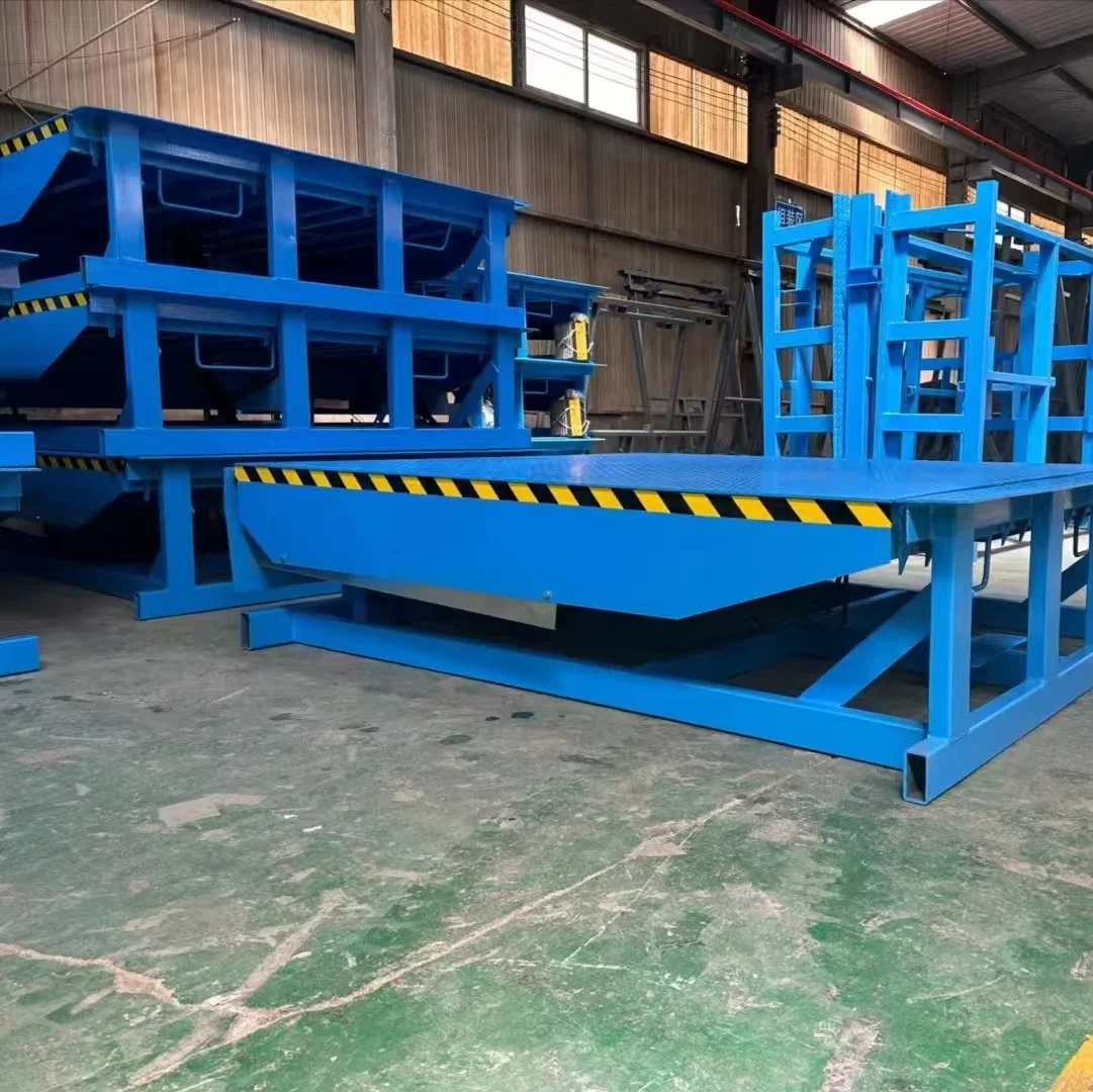 DCQG-6/8/10/12 TON Material manejo elevación tirando posicionamiento mesas elevadoras gran oferta puente de embarque fijo a buen precio