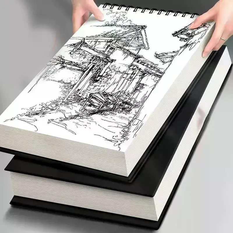 30 Sheets 8K 16K A4 A5 A6 Top Spiral Bound Acid-Free Sketch Book Pad Art Drawing Painting Paper For Artists Students 1 Pack