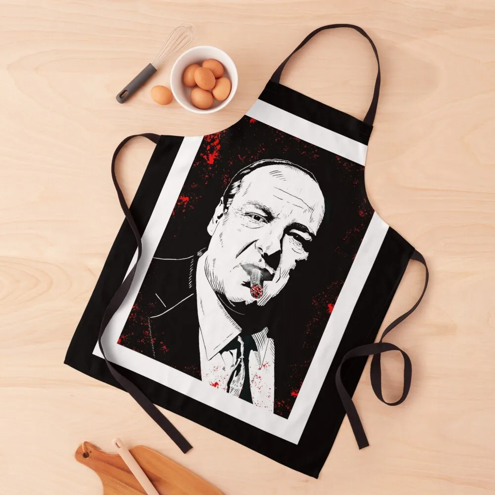 

Tony Soprano Tells it Like it is Apron Dress Goods For Home And Kitchen Customizable Woman Apron