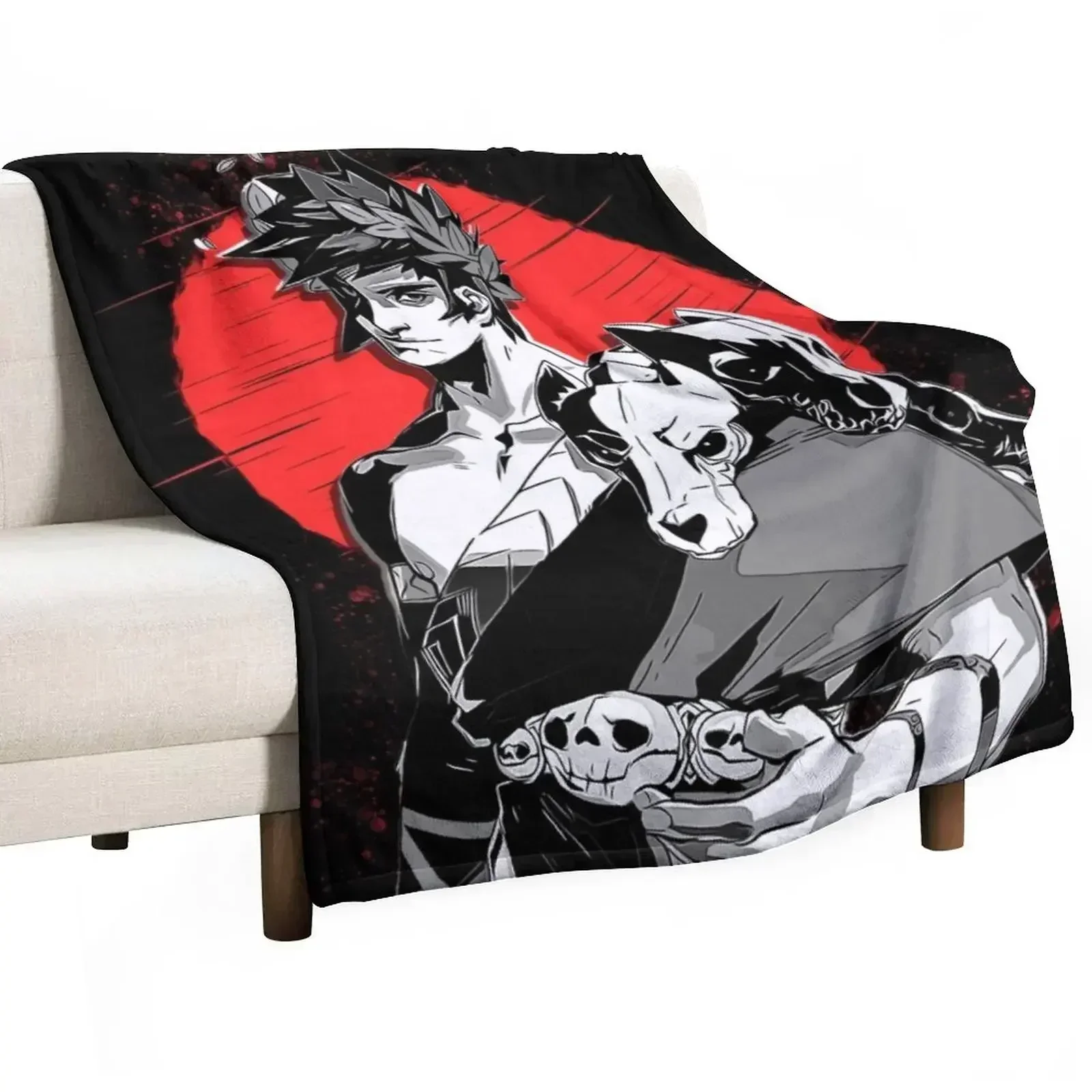 

Zagreus - Hades Throw Blanket Faux Fur Soft Warm Blanket for Bed