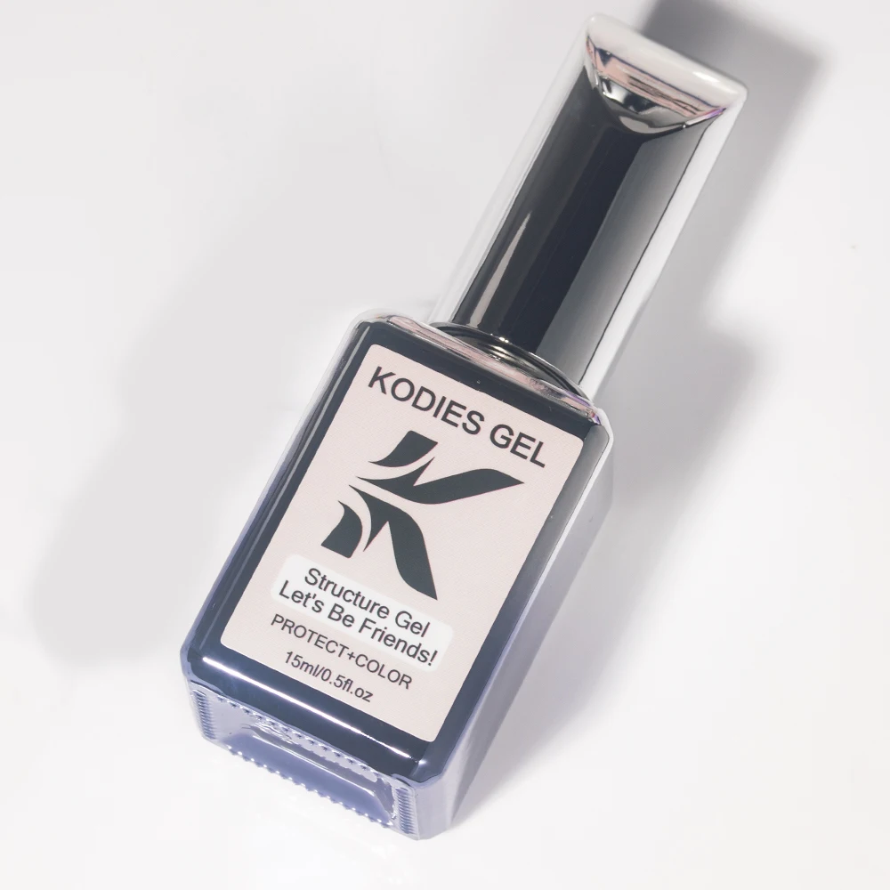 KODIES GEL Nude Pink Rubber Base Gel Nail Polish 15ML Structure Semi Permanent UV Base Camouflage Gel Varnish Manicure Nails Art