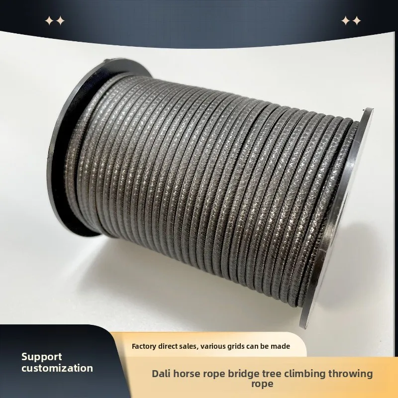 Outdoor UHMWPE Rope, High Strength, Acid-Alkali Resistant, Flying Wire, Climbing & Water Rescue Rope