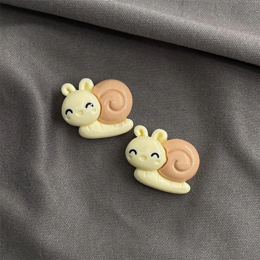 10Pcs New Resin Cartoon Snails, Bees, Butterflies And insects Flat Back Parts Decorative Hair Bow Accessories