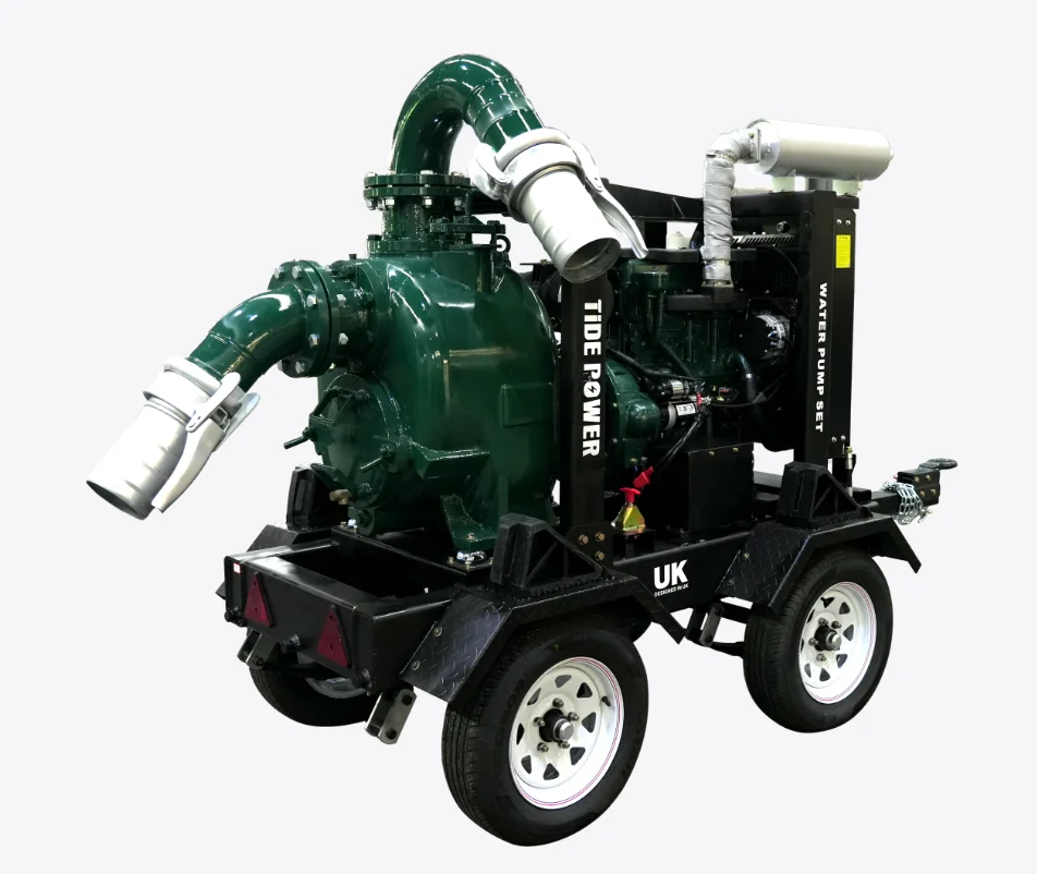 Diesel Self-Priming TP-320/30-TZ High Power High Flow Non- Clogging Sewage Pump  Factory Fuel efficient