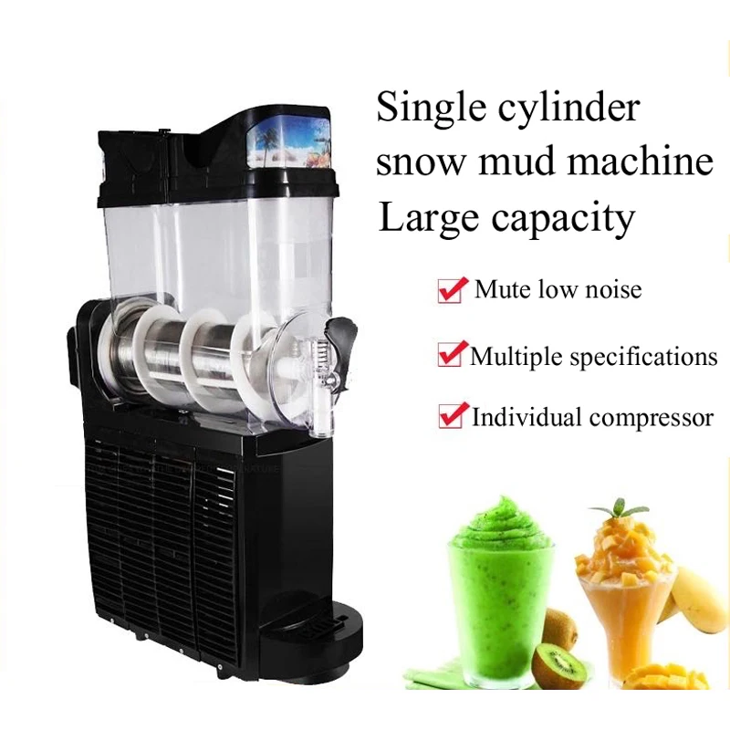 Ice Cream Slush Machine Margarita Slush Maker 3 Tanks Commercial Slush Making Machine