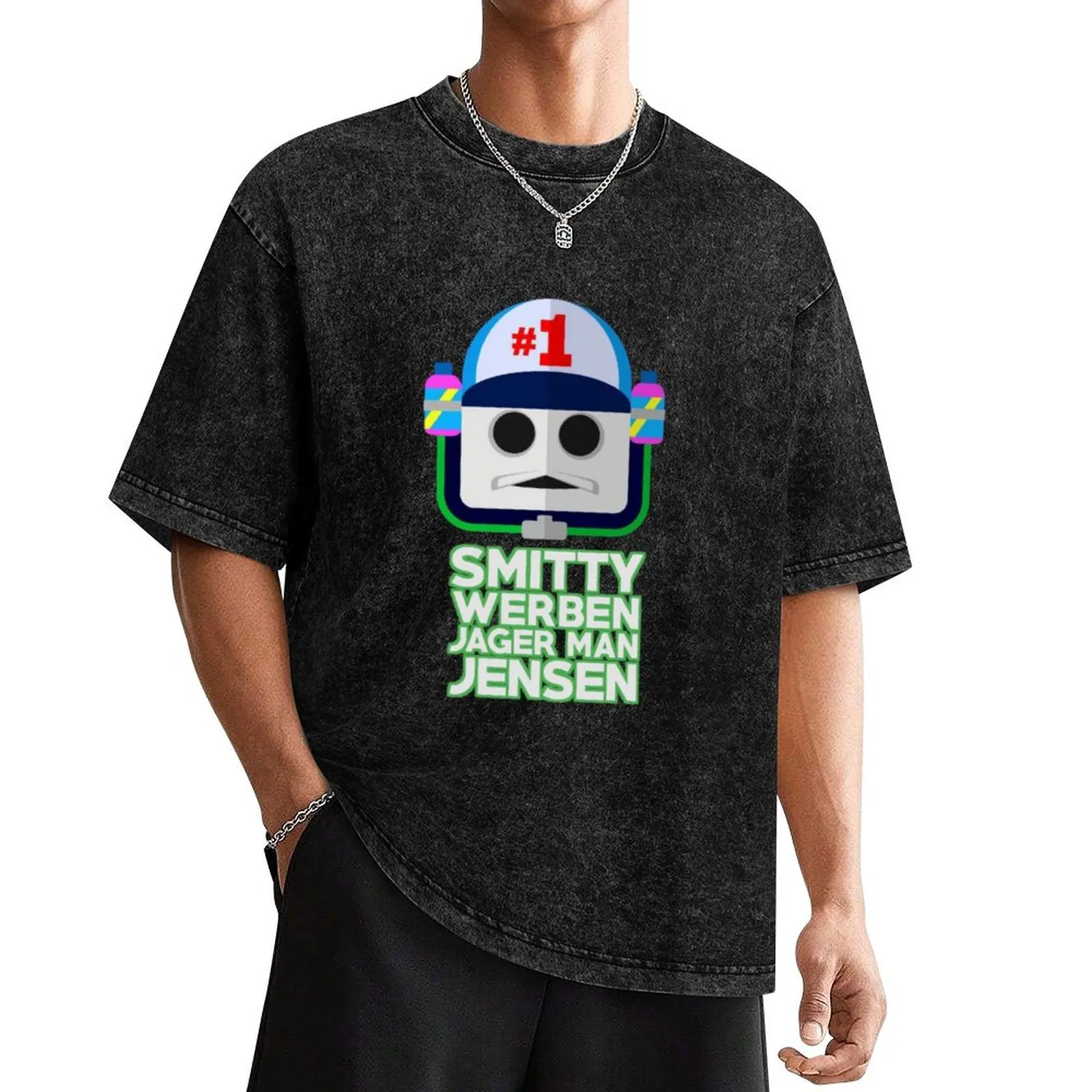 Smitty Werbenjagermanjensen T-Shirt custom t shirt vintage basketball graphic tees mens graphic t-shirts pack