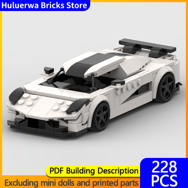 

Модель скоростного гоночного автомобиля MOC, строительные кирпичи Regera Hypercar, модульная технология, детские праздничные подарки, сборные игрушки, костюм