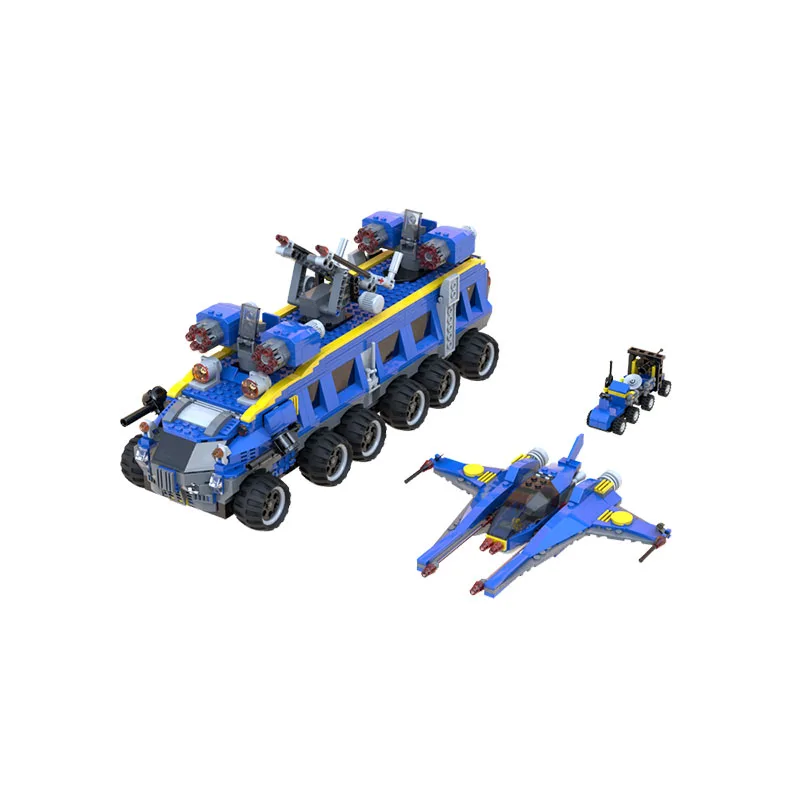 1379PCS MOC Earth Defense HQ - Definitive Edition Assembling building block models for kids, educational toys, gifts, ornaments