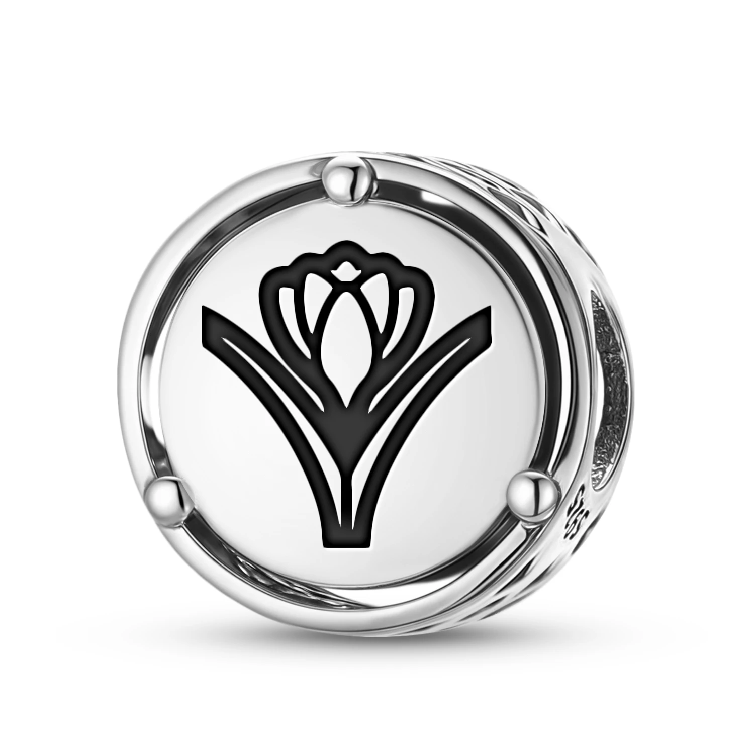 

Flowers Crocus 925 Sterling Silver Symbol Charm Fit Original Bracelet Diy Jewelry Accessories Family Bead