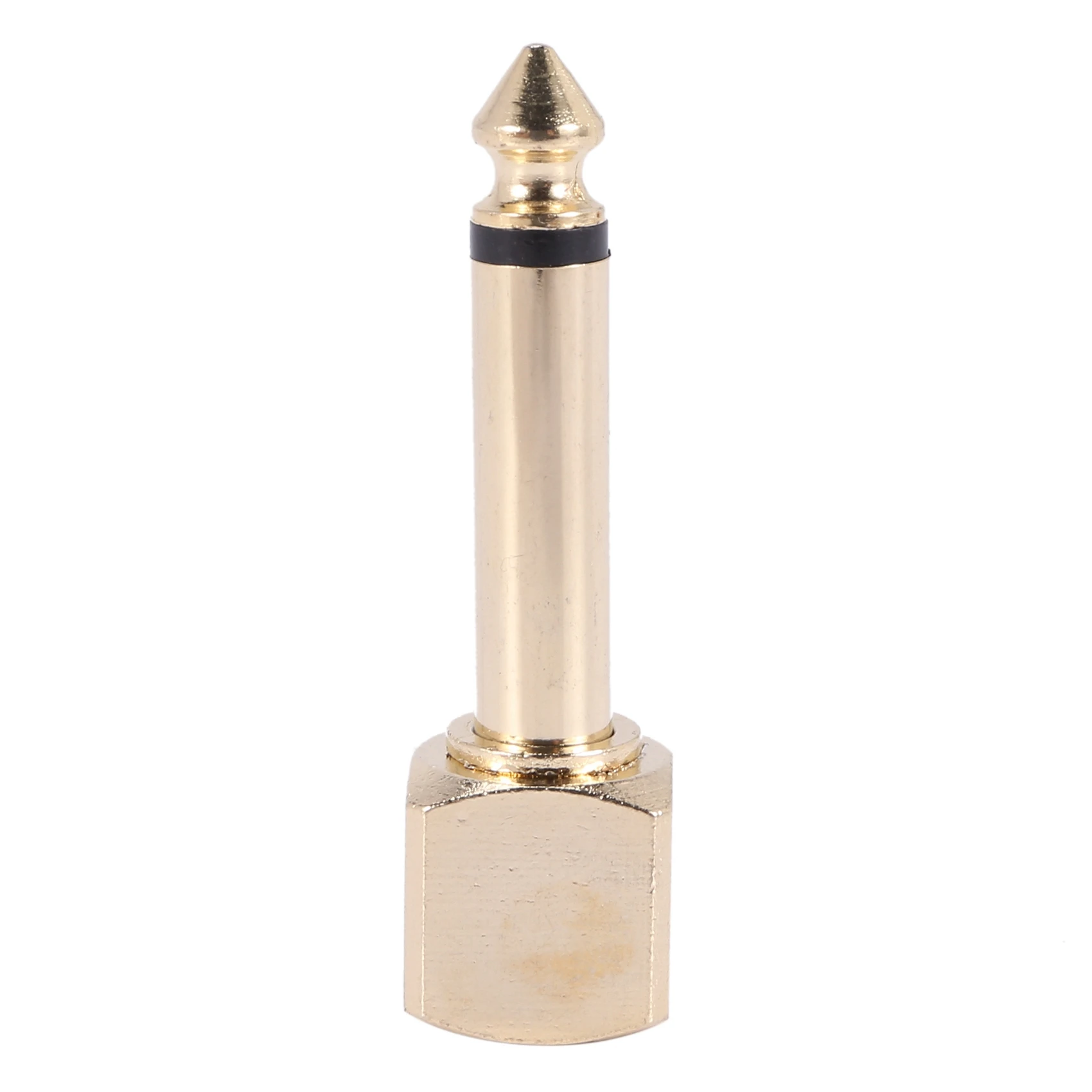

4-PACK RCA Female Jack To 1/4 Inch Mono Male Plug Right Angle Audio Adapter,Gold