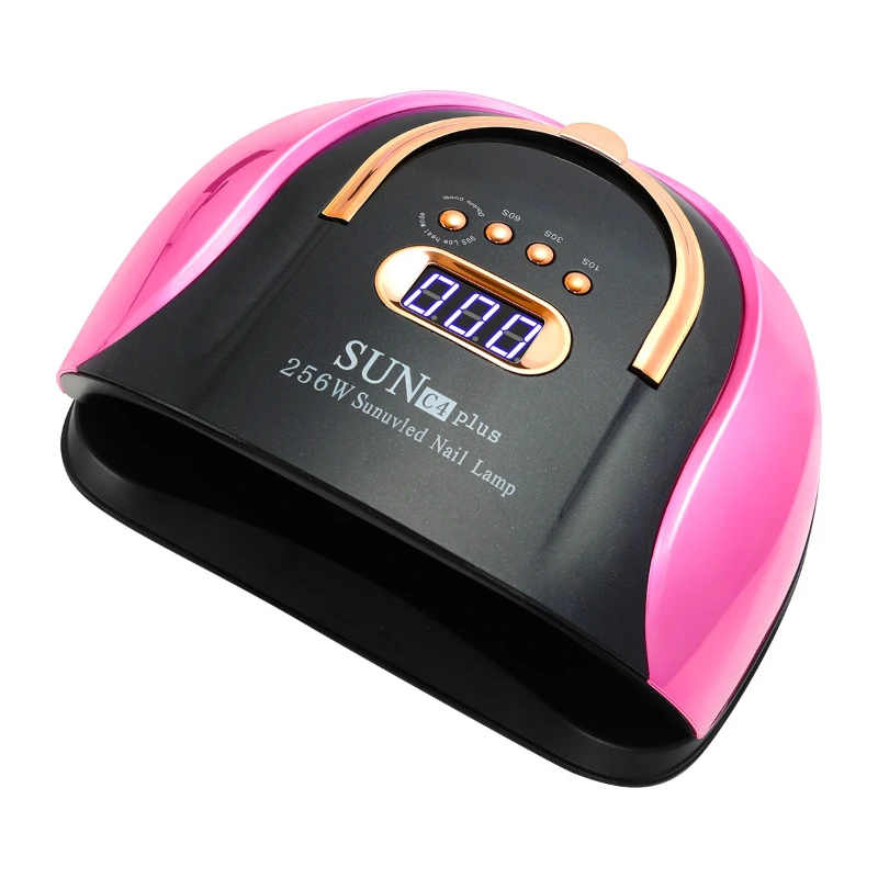 

Nail art phototherapy light 256W multi-gear timing 57 dual light source lamp beads handle nail art machine