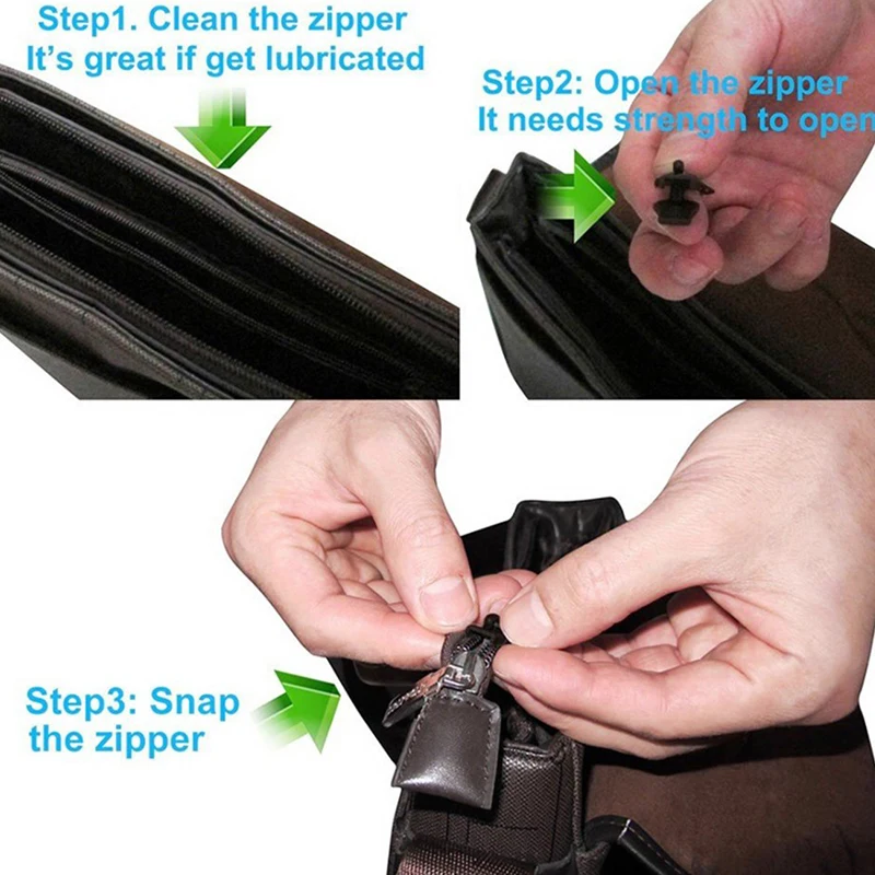 6 pçs/lote zíper instantâneo universal kit de reparo do zíper correção instantânea substituição zip slider dentes resgate costura diy suprimentos